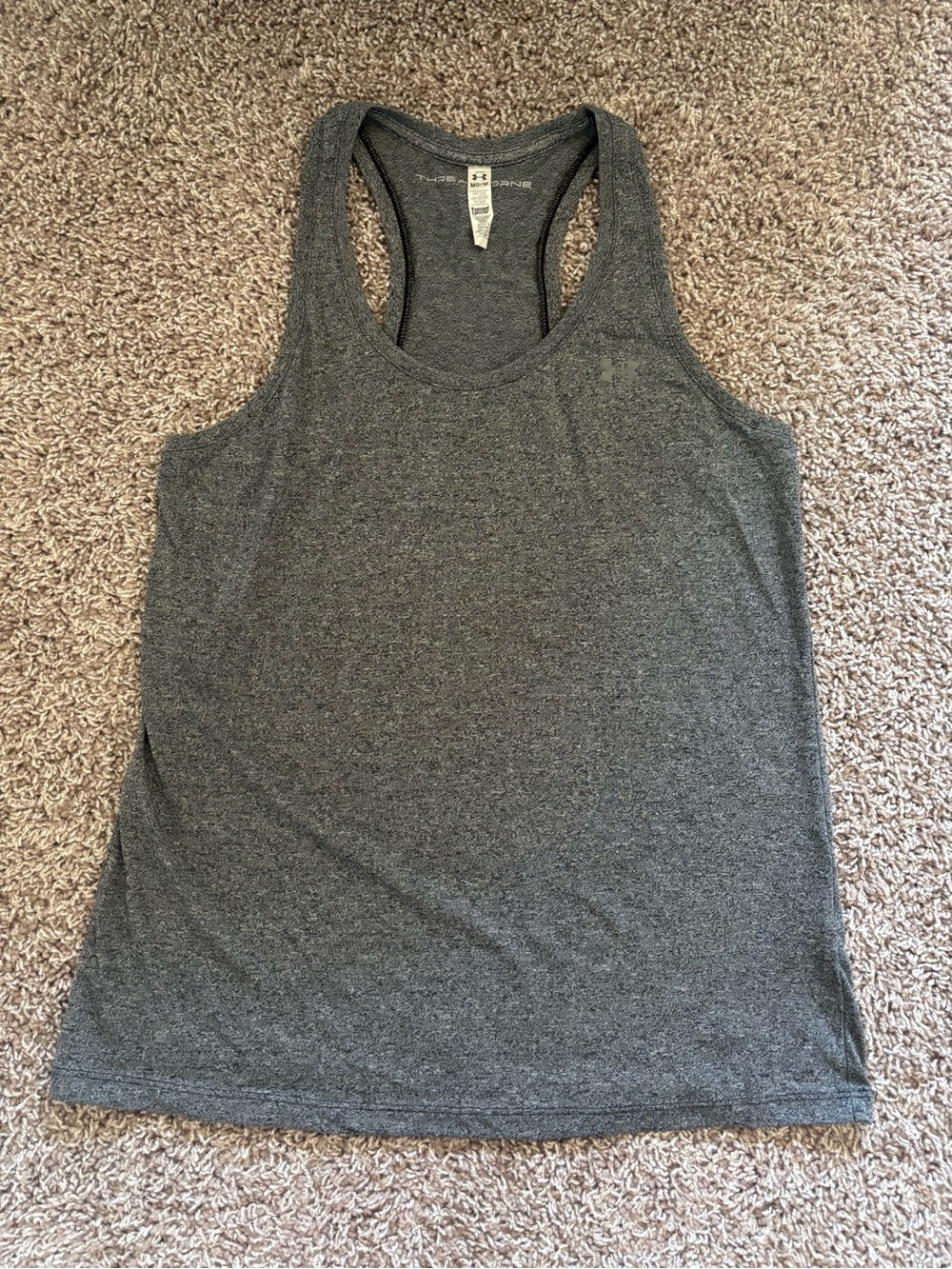 Under Armour Women’s Dark Gray Heather Racerback Tank